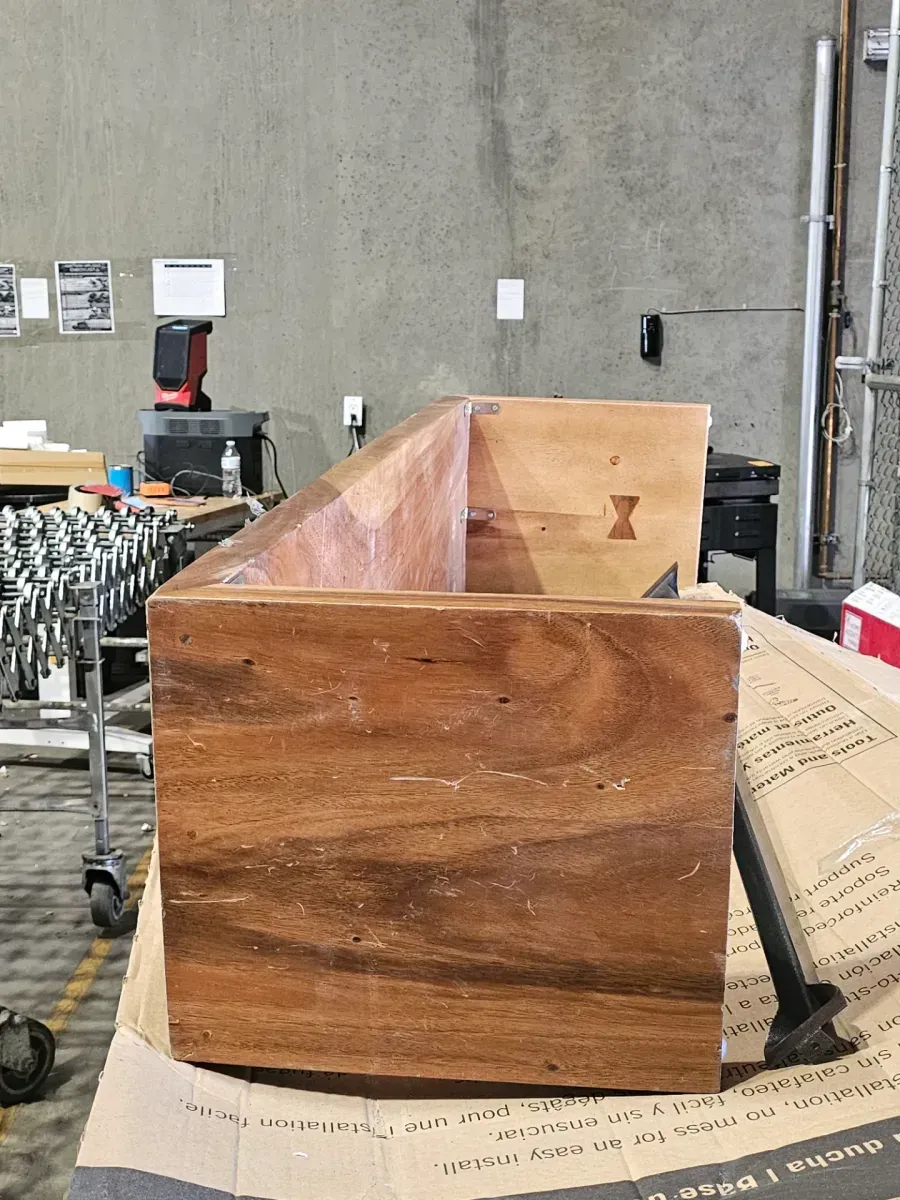 Bai Natural Suar Wood Dining Bench 59.1 in. - image 4