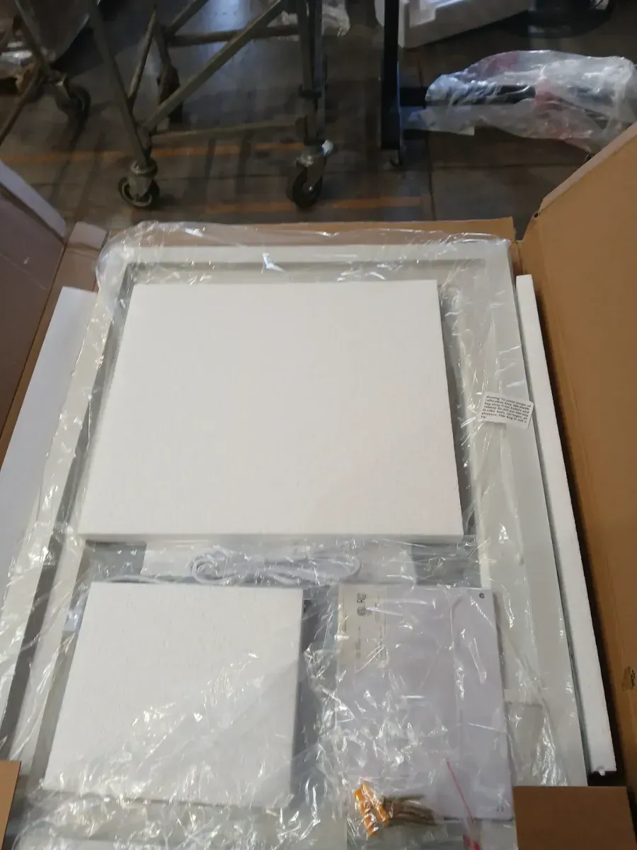 36 in. W x 24 in. H Frameless Rectangular Wall Anti-Fog LED Light Bathroom Vanity Mirror with Backlit and Front Light - image 3