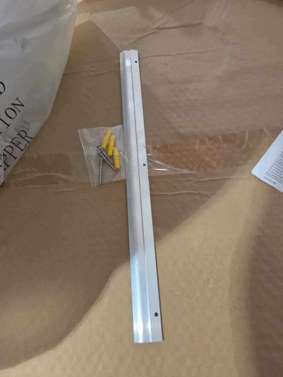 Essential 28 in. W x 28 in. H Round Framing Wall Mount Vanity Mirror with Modern Brushed Gold - image 3