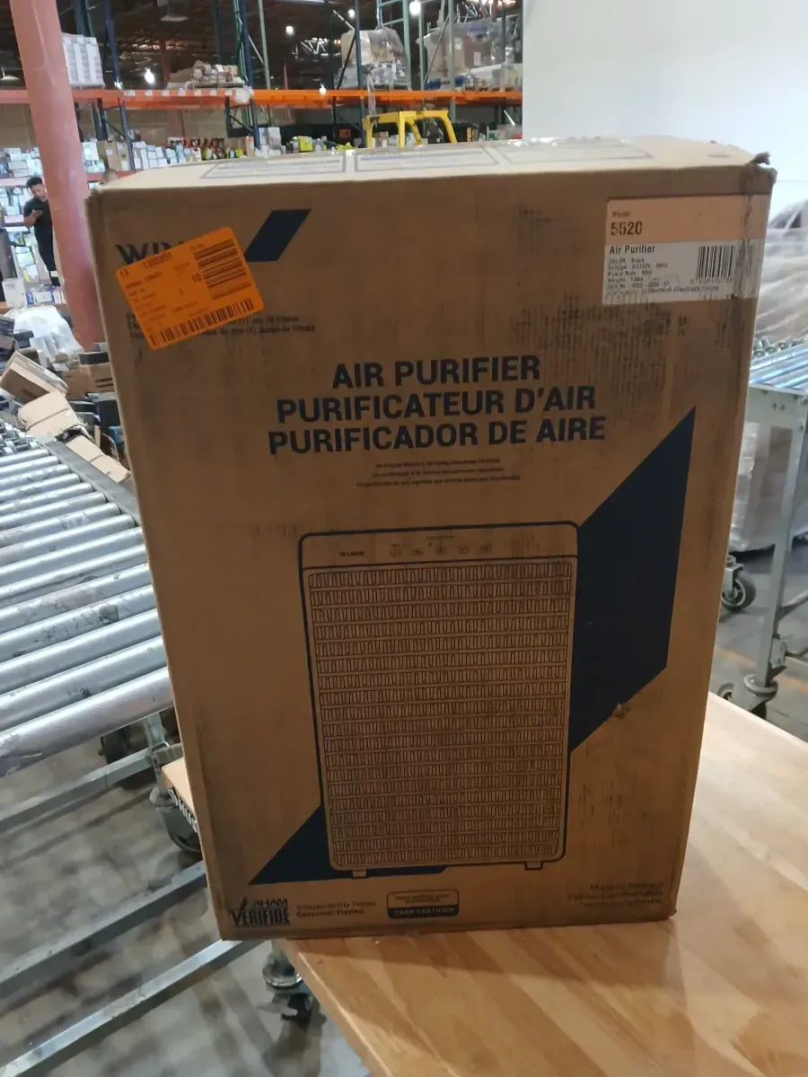 5520 True HEPA Air Purifier for Whole House Up to 1881 sq. ft. in 1 Hr, High Deodorization Carbon Filter, Black - image 2