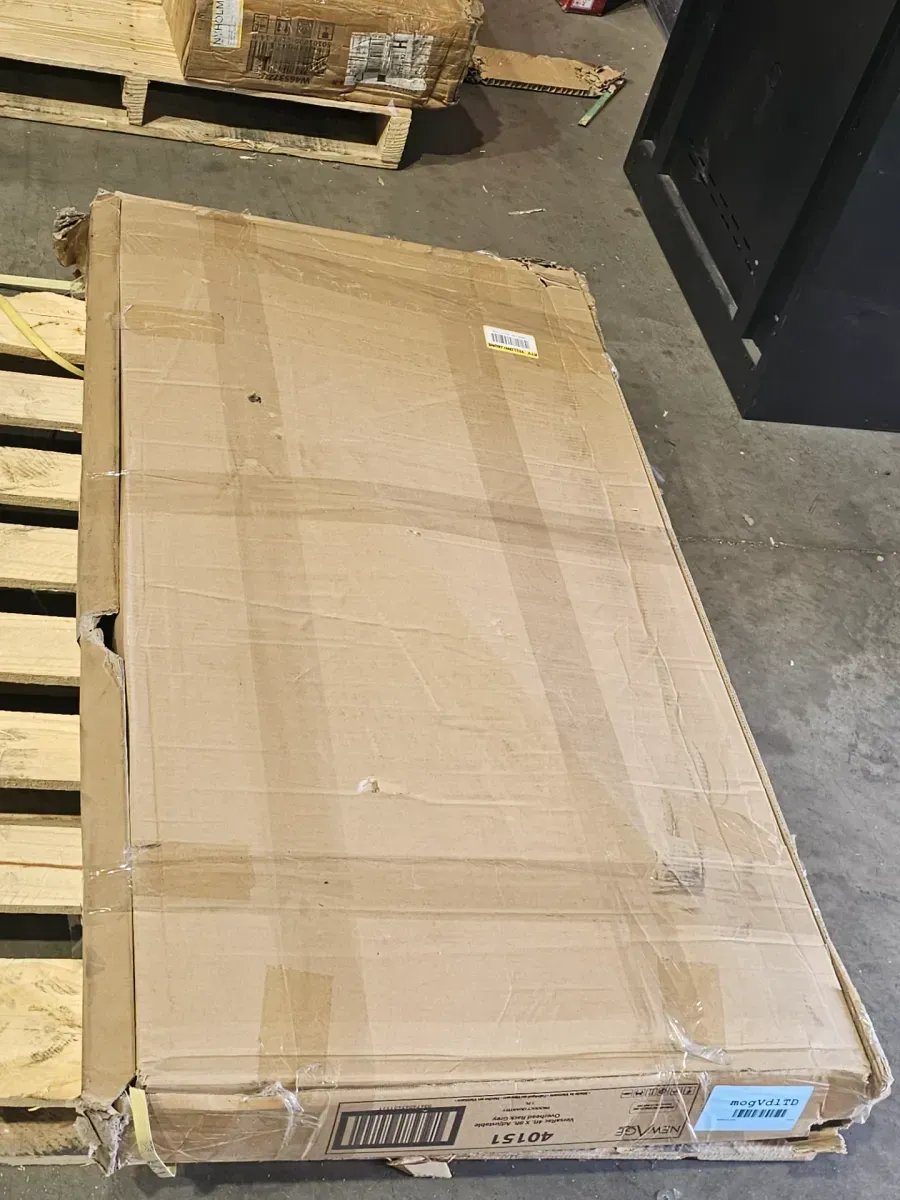 OHK Series 36 in. W x 96 in. D x 22-40 in. H Black Ceiling Mounted Overhead Garage Storage Rack with Accessory Hooks - image 3