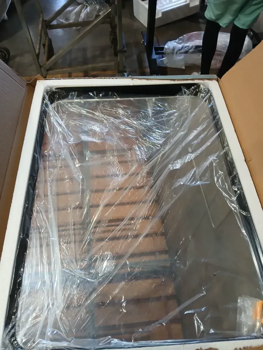 Modern 30 in. W x 22 in. H Rectangle Black Framed Bathroom Vanity Mirror Wall Mirror with Rounded Corners - image 3