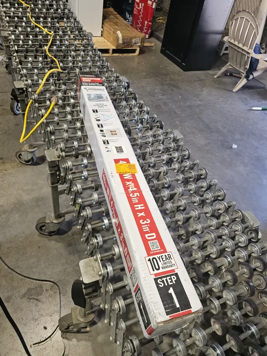 Watershield Shower System 48 in. x 4.5 in. x 3 in. XPS Waterproof Shower Curb - image 5