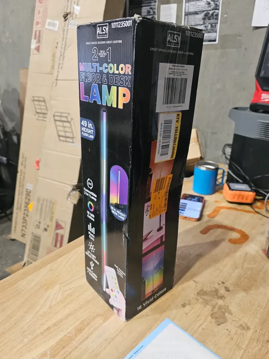 49 in. Black Indoor LED Light Bar Lamp with RGB Function - image 6