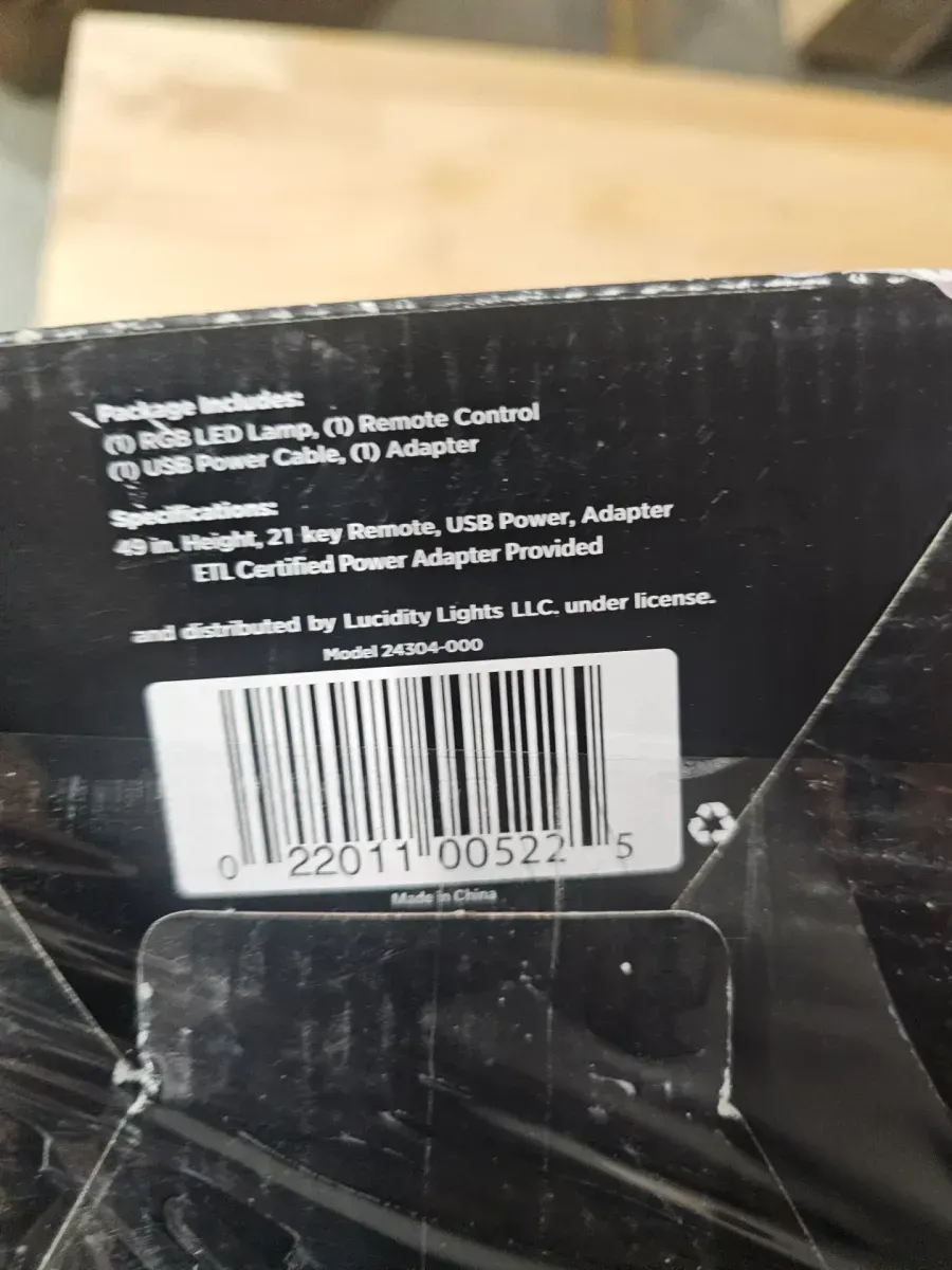 49 in. Black Indoor LED Light Bar Lamp with RGB Function - image 7