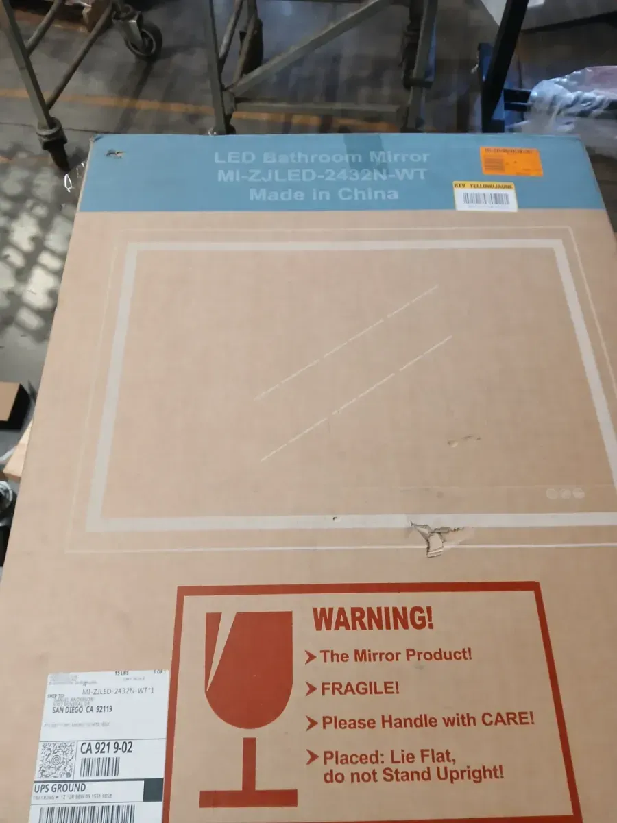 24 in. W x 32 in. H Rectangular Framed Hook Wall Bathroom Vanity Mirror in Black - image 2