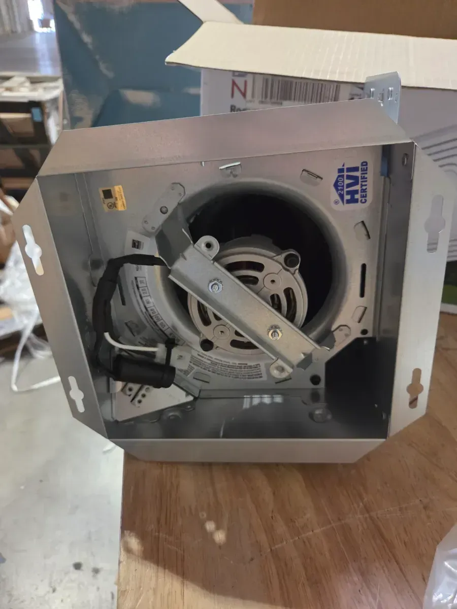 Broan-NuTone Roomside Series, White, 80 CFM, No Cut Roomside Installation with Light, ENERGY STAR, Bathroom Exhaust Fan - image 3