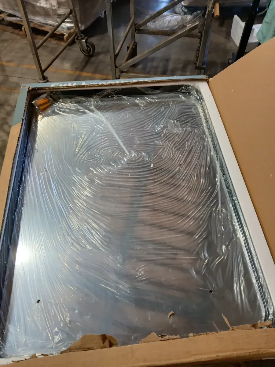 Modern 30 in. W x 22 in. H Rectangle Black Framed Bathroom Vanity Mirror Wall Mirror with Rounded Corners - image 3