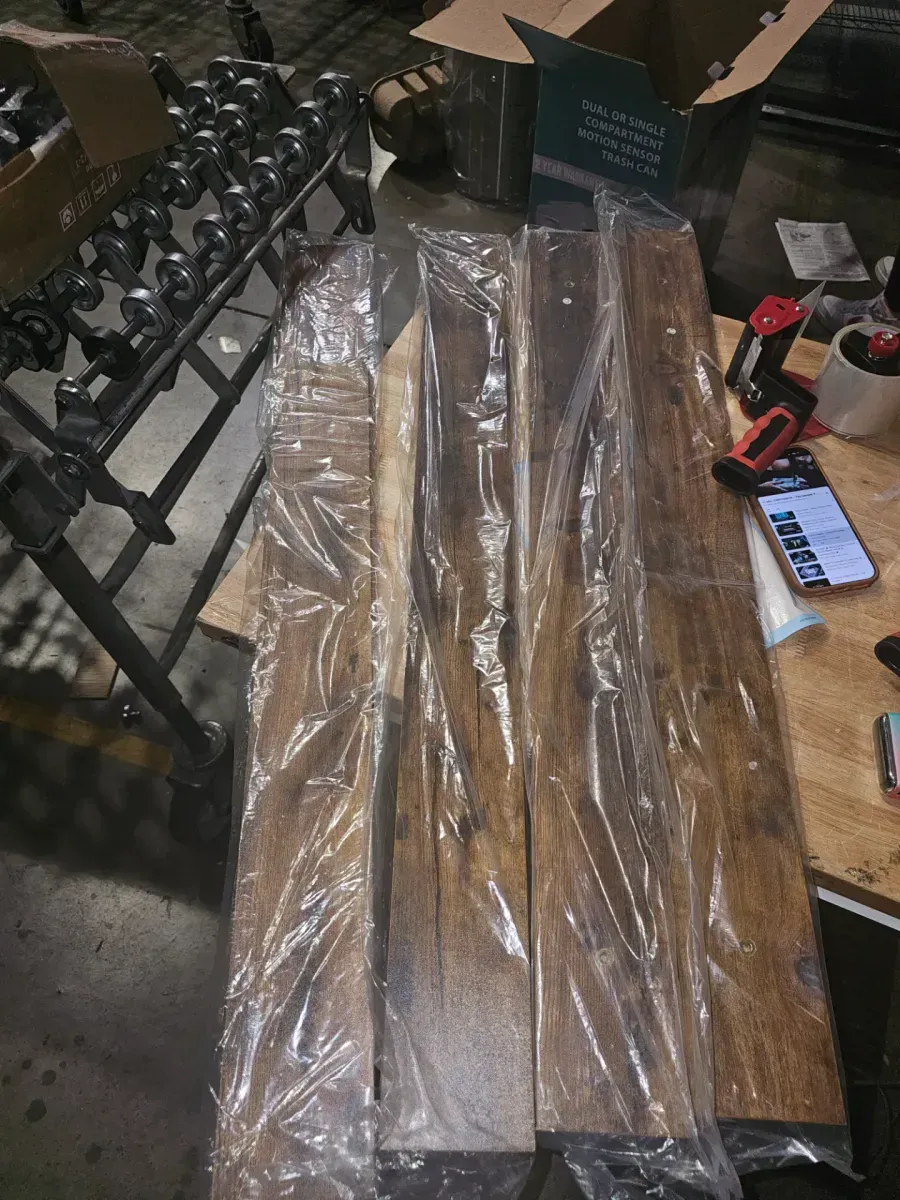 Simenmax Queen Size Bed Frame with Headboard, Mattress Foundation with All Sturdy Metal Support, Under Bed Storage, No Box Spring Needed, Rust Brown - image 3