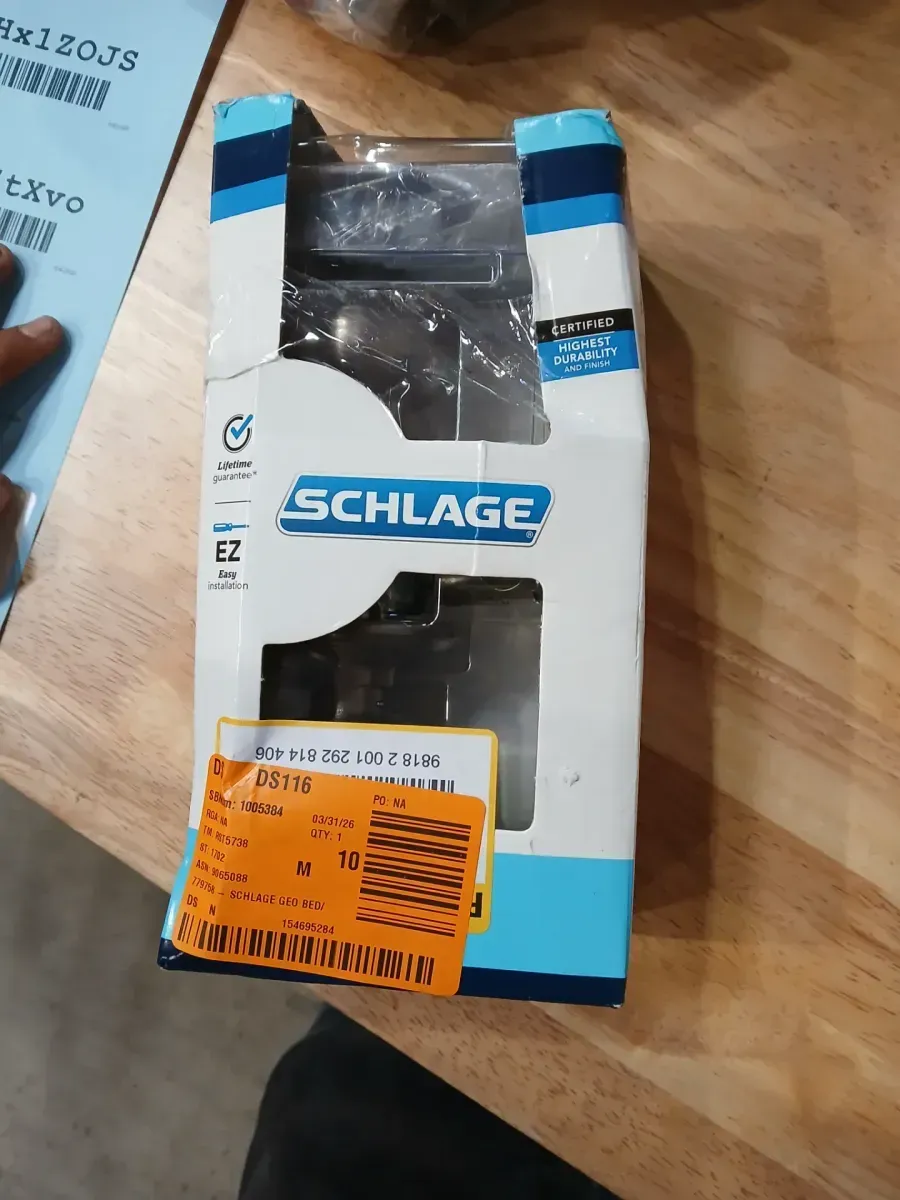 Georgian Satin Nickel Privacy Bed/Bath Door Knob - image 2