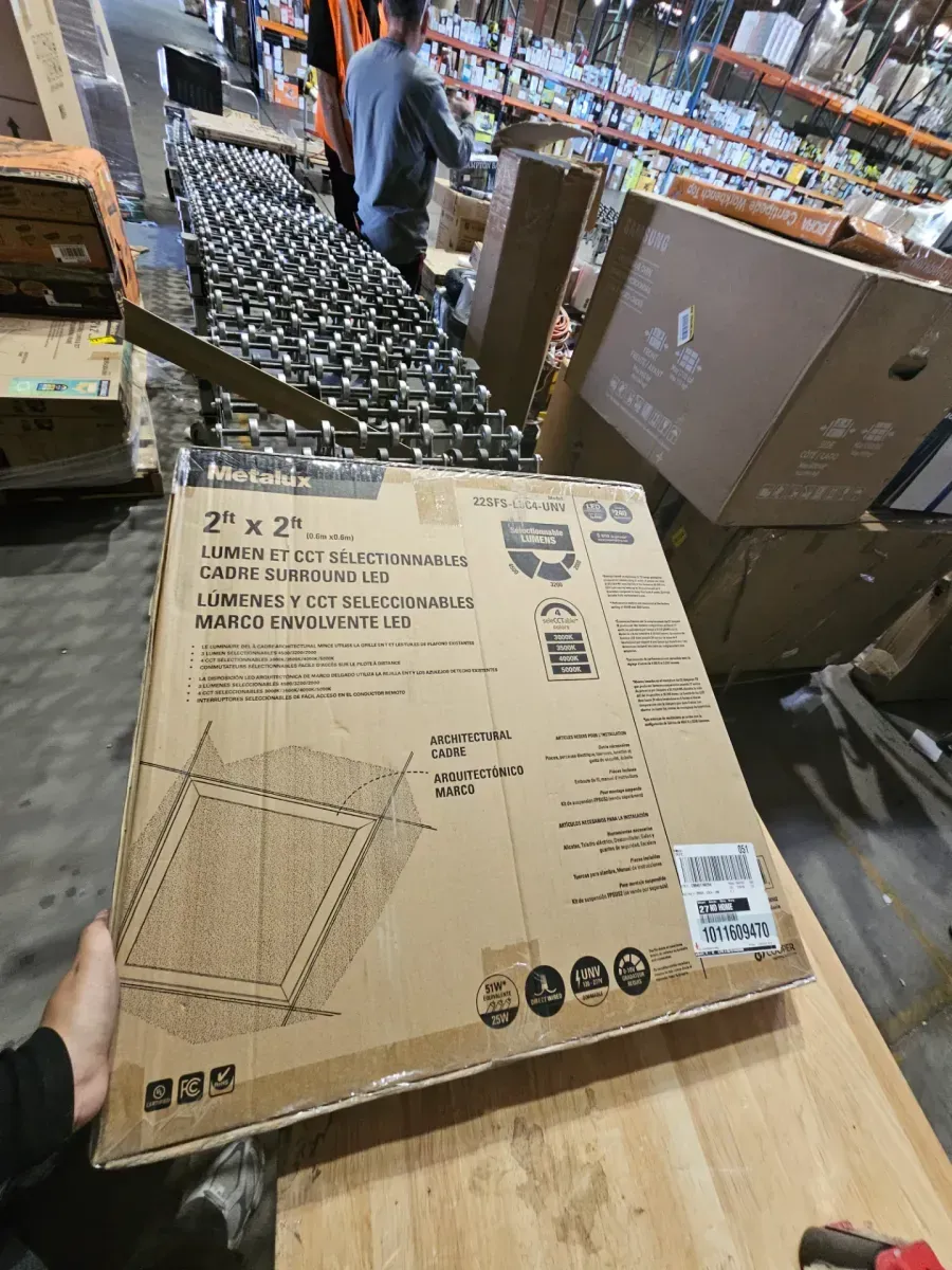 2 x 2 ft. Selectable 4500/3200/2000 Lumens, Integrated LED, Surround Architectural Slim Frame Panel, 4-Selectable CCT - image 5