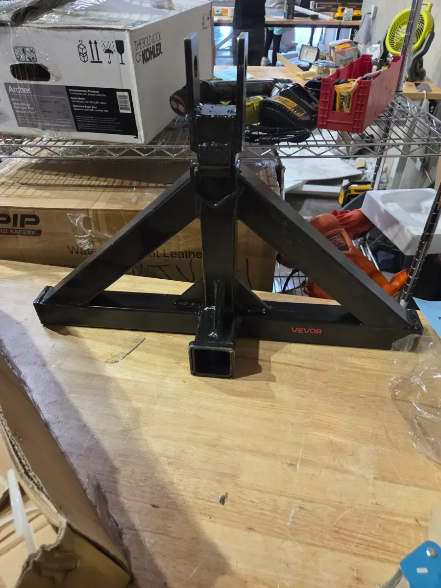 3-Point Hitch Receiver with 2 in. Receiver, 3pt Quick Hitch Attachment, 3,000 lbs. Capacity, Heavy Duty Tractor - image 2