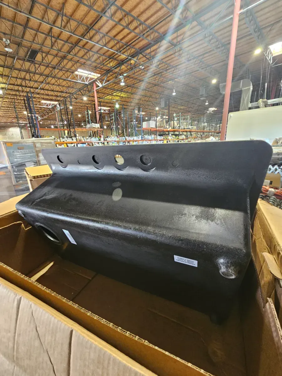 Lassen 33 in. Drop-in Single Bowl Granite Composite Kitchen Sink in Matte Black - image 4