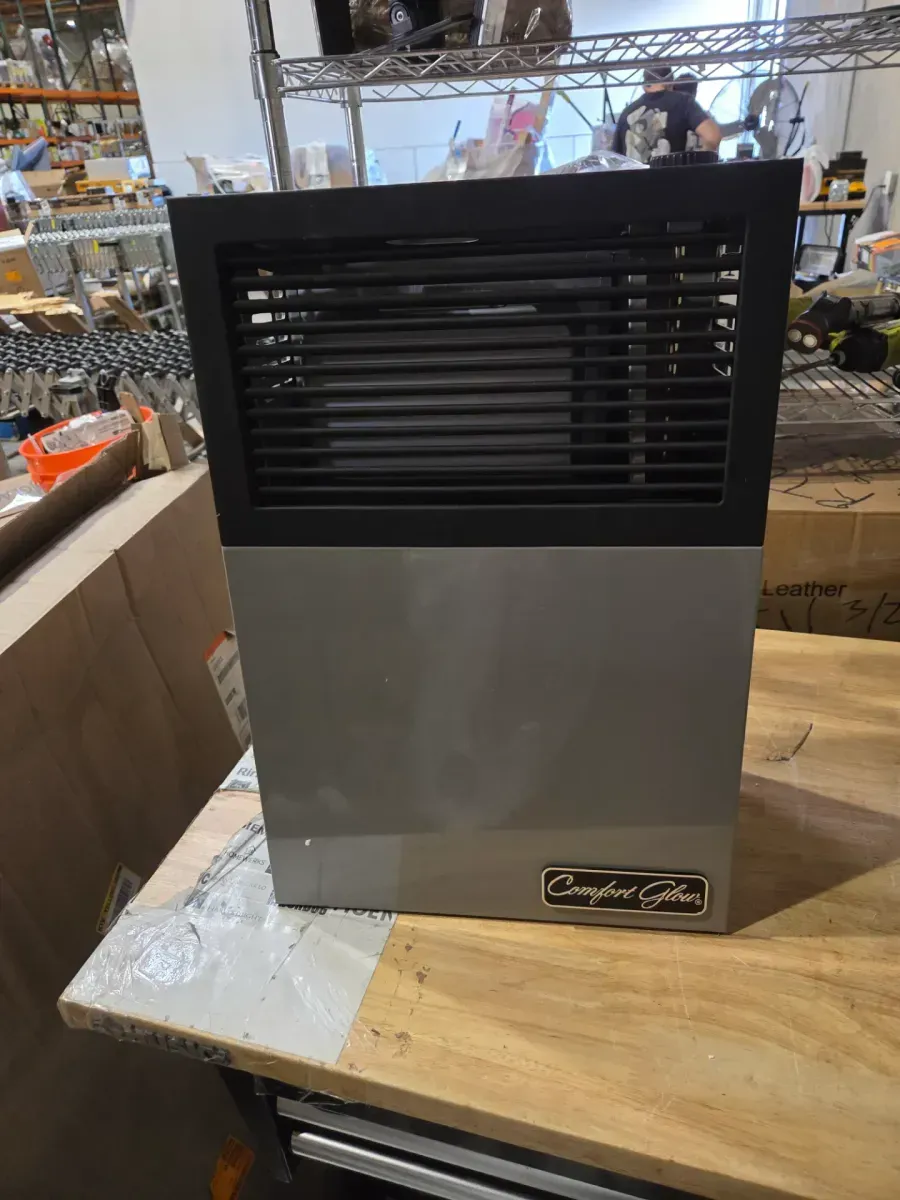 Direct Vent Natural Gas Wall Furnace, 8,000 BTU's Professional Vent Kit Included Gray/Black - image 3