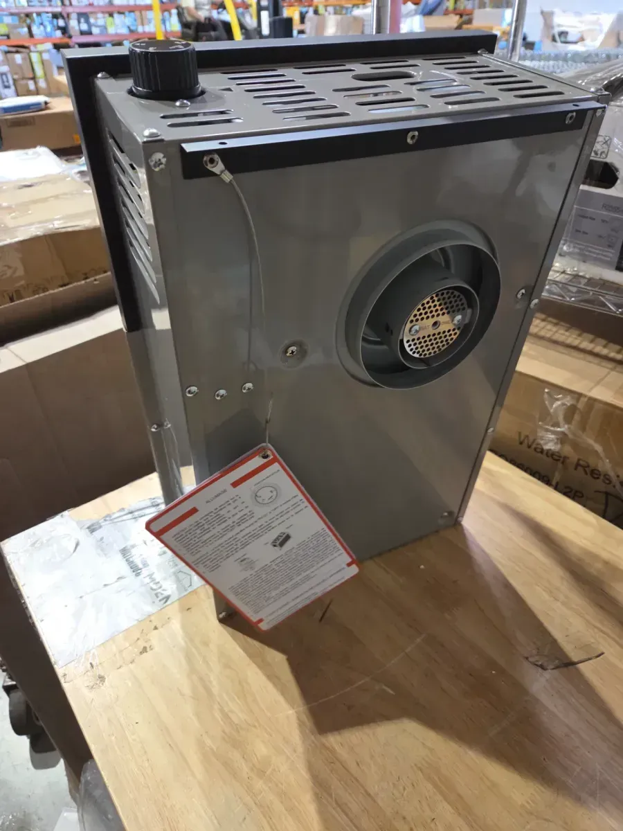 Direct Vent Natural Gas Wall Furnace, 8,000 BTU's Professional Vent Kit Included Gray/Black - image 4