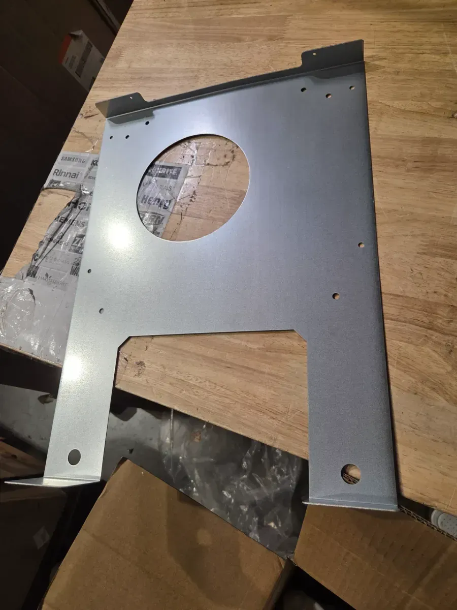 Direct Vent Natural Gas Wall Furnace, 8,000 BTU's Professional Vent Kit Included Gray/Black - image 7