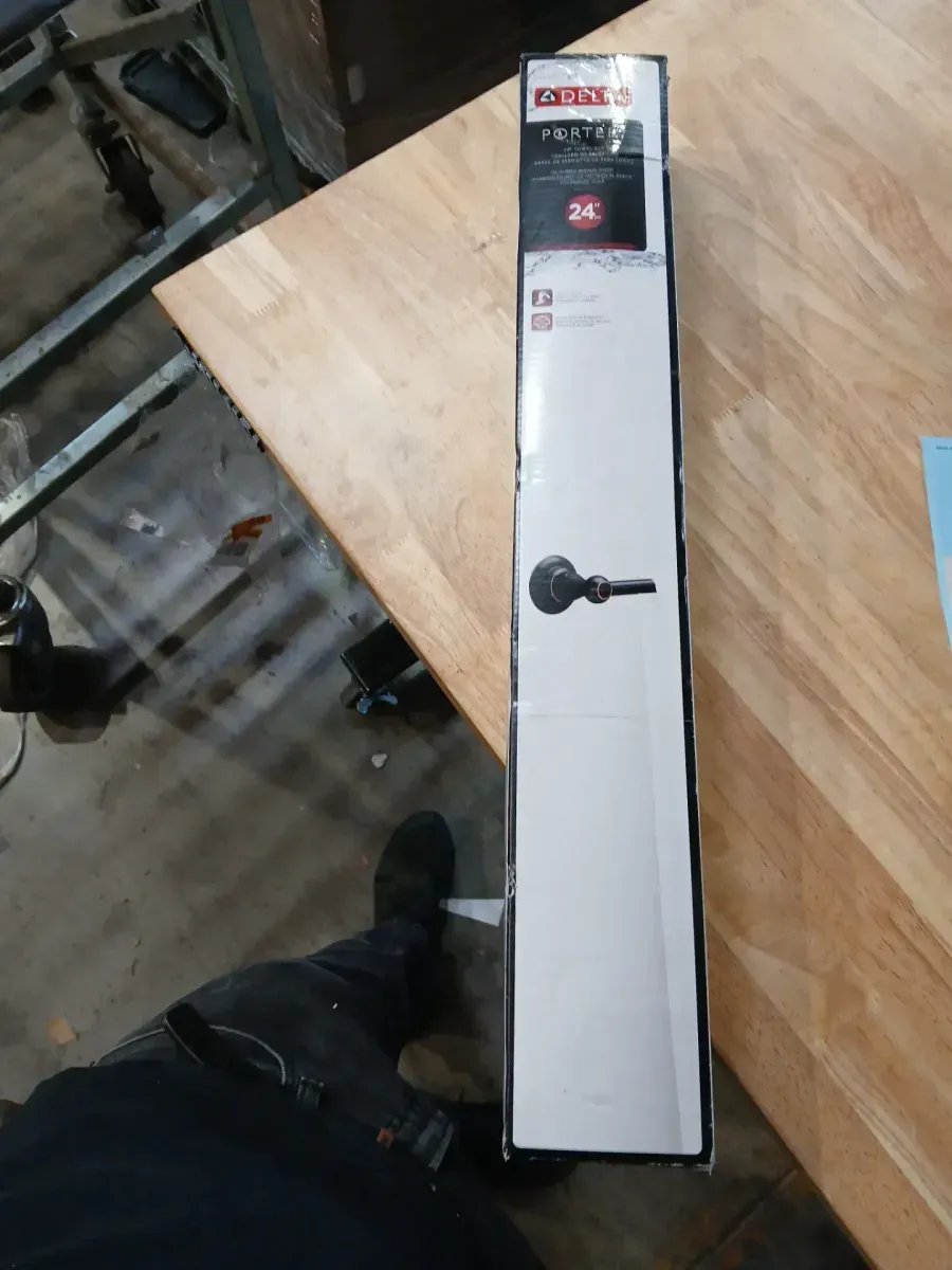 Porter 24 in. Wall Mount Towel Bar Bath Hardware Accessory in Oil Rubbed Bronze - image 2