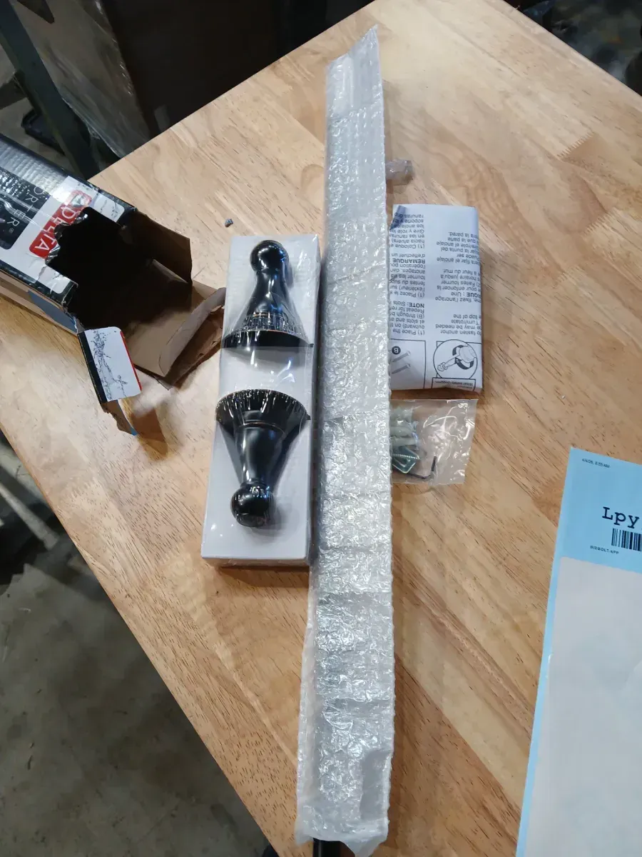 Porter 24 in. Wall Mount Towel Bar Bath Hardware Accessory in Oil Rubbed Bronze - image 3