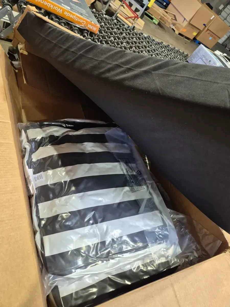 24 in. x 18 in. Outdoor Loveseat Cushion Set Black Cabana Stripe - image 2