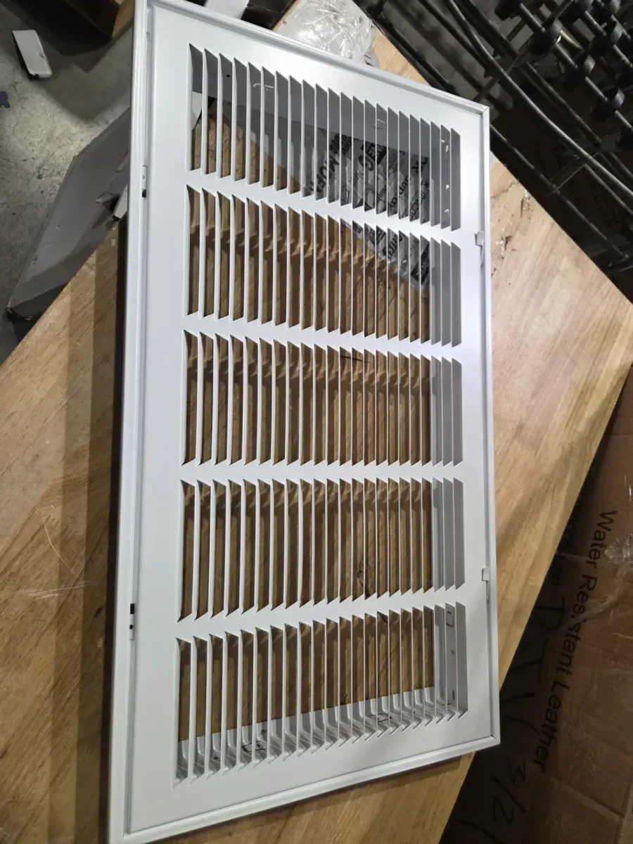 20 in. x 20 in. Steel Return Air Filter Grille in White - image 2