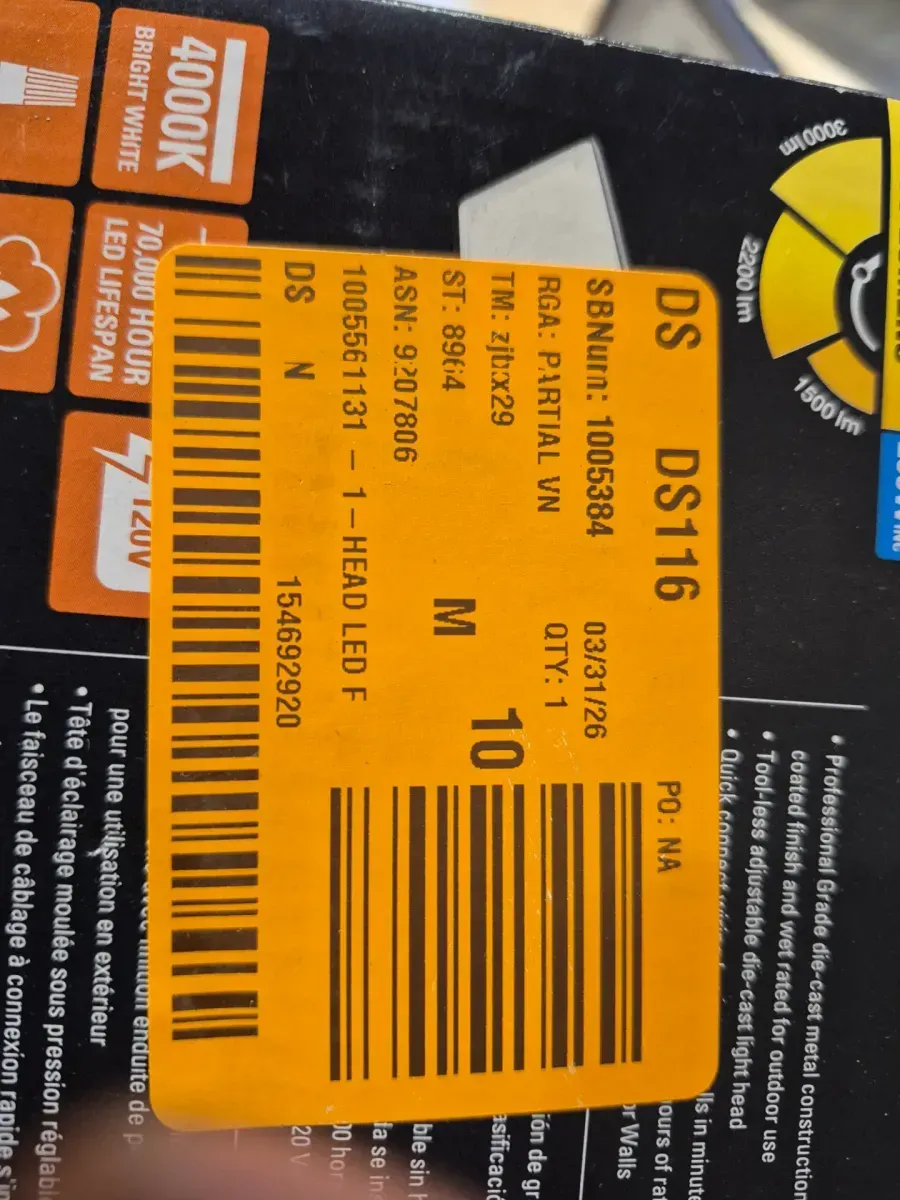 TGS 120-Watt 90° Bronze Outdoor Integrated LED Flood Light - image 3