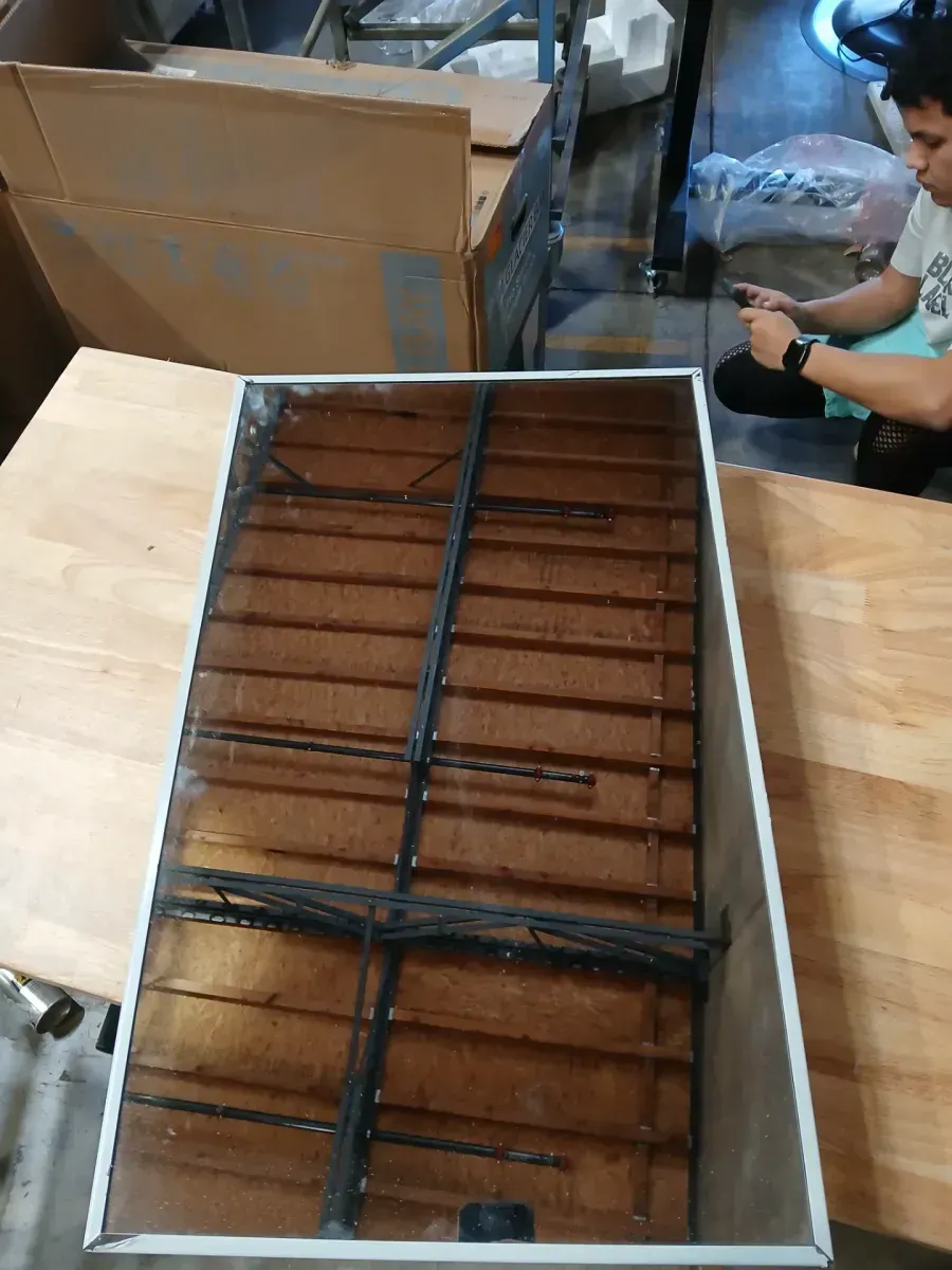 16 in. W x 26 in. H Rectangular Recessed or Surface Mount Framed Medicine Cabinet with Mirror - image 2