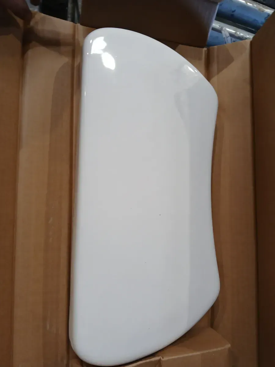 12 in. Rough In Two-Piece 1.28 GPF Single Flush Round Toilet in Biscuit, Seat Included - image 5