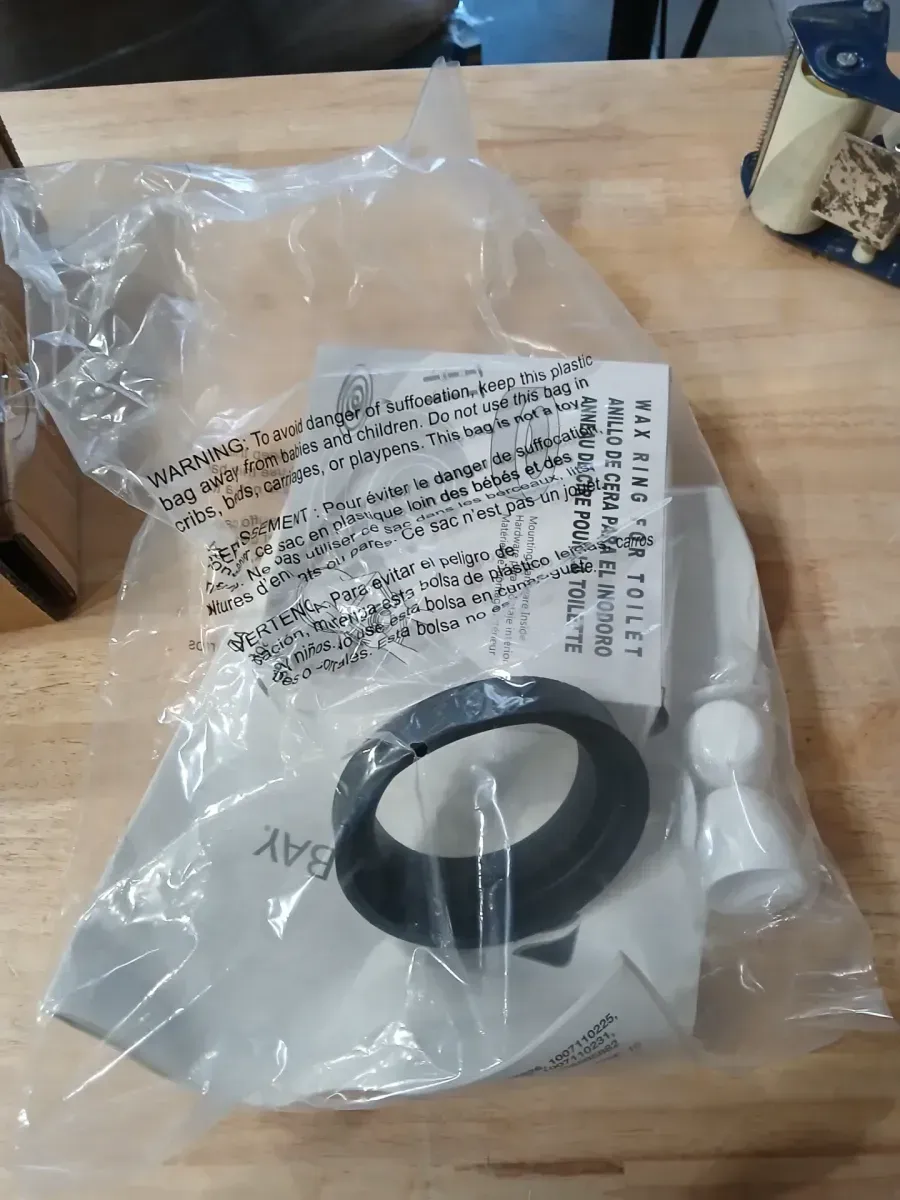 12 in. Rough In Two-Piece 1.28 GPF Single Flush Round Toilet in Biscuit, Seat Included - image 6