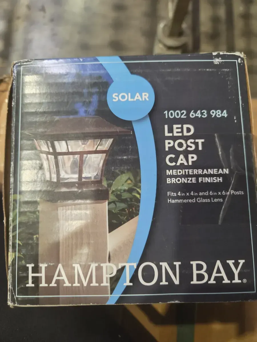 4x4 or 6x6 Mediterranean Bronze Integrated LED Outdoor Solar Deck Post Light - image 4