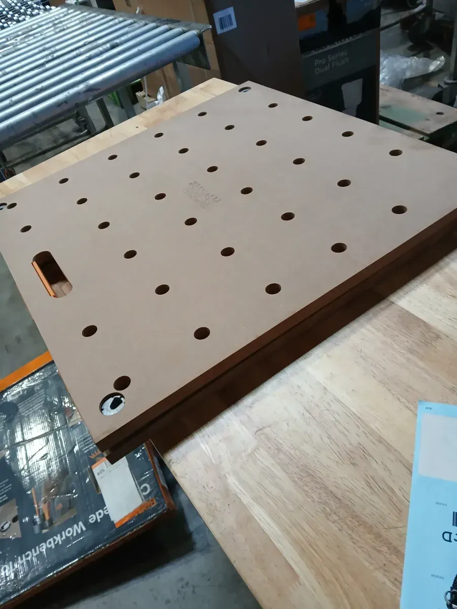 Centipede 24 in. x 48 in. Workbench Top for Sawhorse with 3/4 in. Dog Holes - image 4