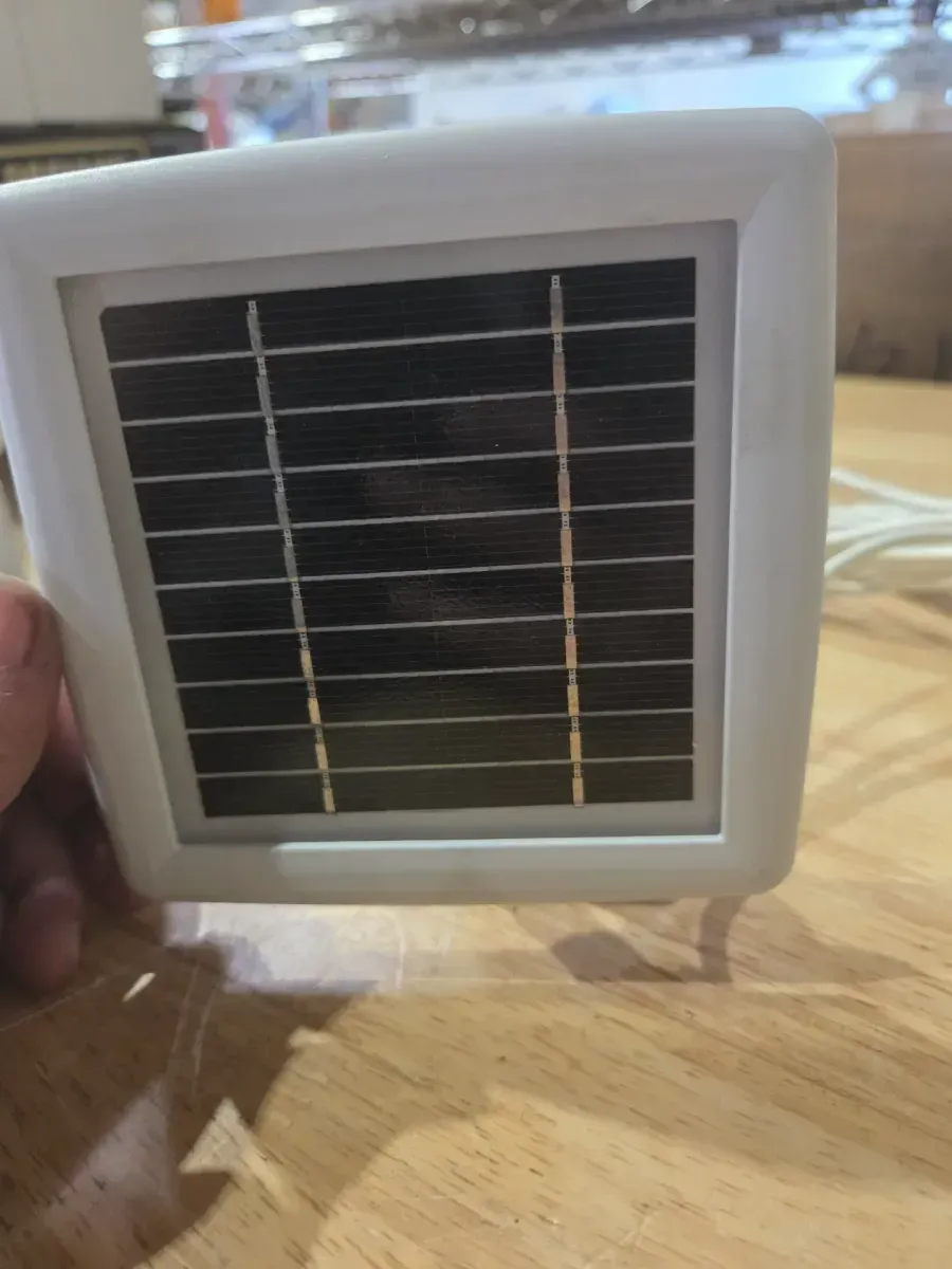 180° White Motion Sensor Solar Powered Outdoor 2-Head LED Security Flood Light 500 Lumens - image 3