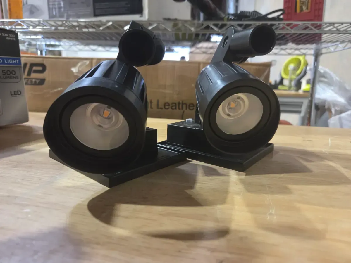 Solar 50 Lumens Black Outdoor Integrated LED Adjustable Beam Spotlight (2-Pack); Weather/Water/Rust Resistant - image 2