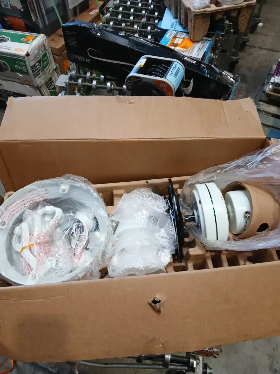 Clarkston II 44 in. LED Indoor White Ceiling Fan with Light Kit - image 3