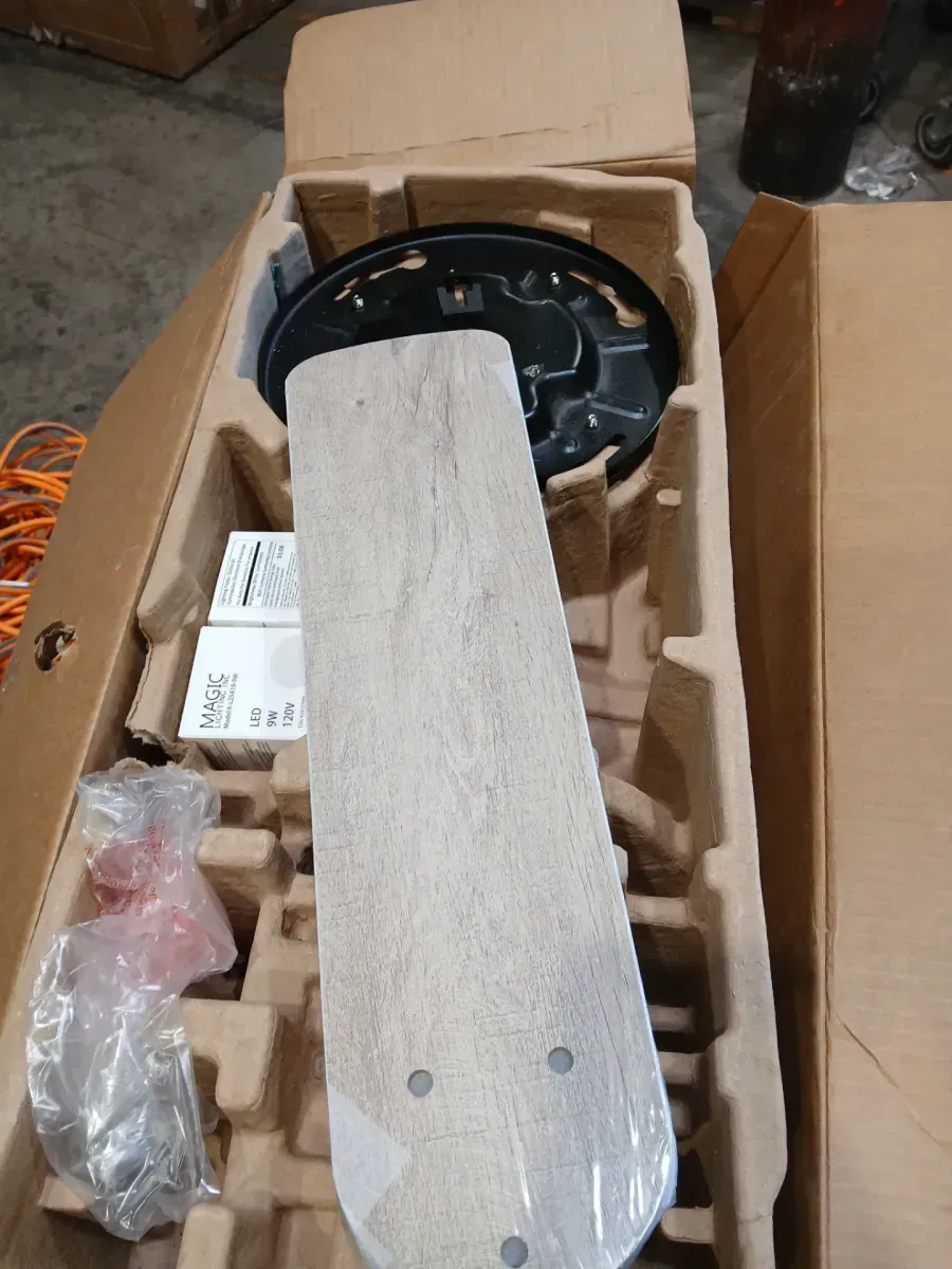 Clarkston II 44 in. LED Indoor White Ceiling Fan with Light Kit - image 4