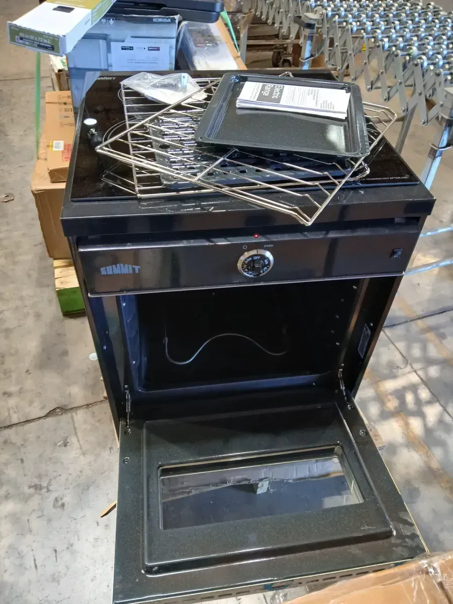 Summit 24-Inch Freestanding Electric Range with Glass Cooktop - image 1