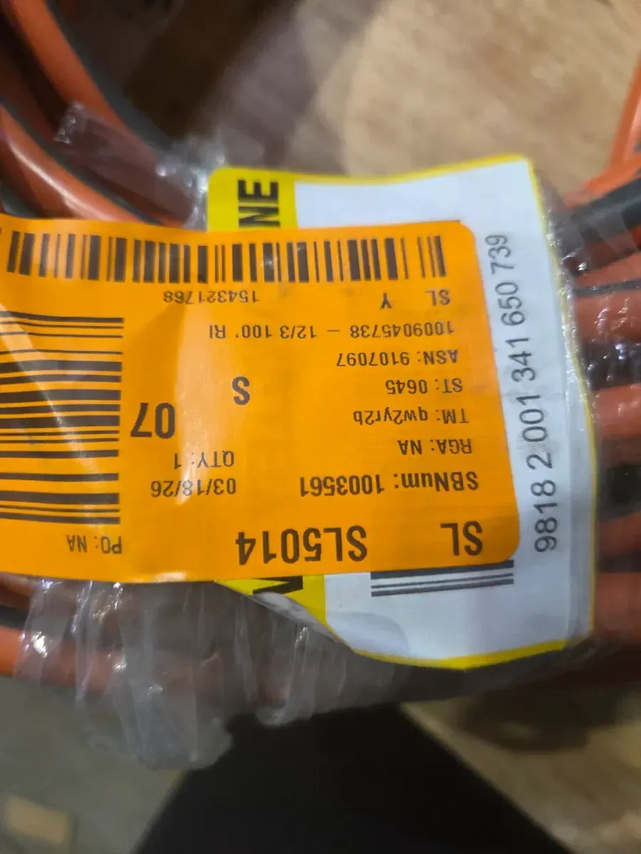 100 ft. 12/3 Heavy Duty Indoor/Outdoor Extension Cord with Tritap Lighted End, Orange/Grey - image 4