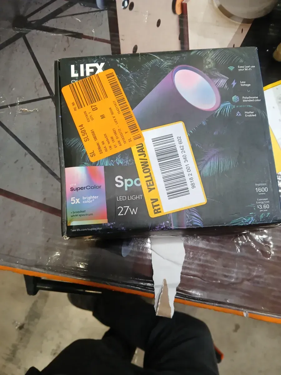 Low Voltage 1600 Lumens Black RGB Integrated LED Smart Wi-Fi Landscape Spotlight, Works w/ Alexa/Hey Google/HomeKit/Siri - image 3