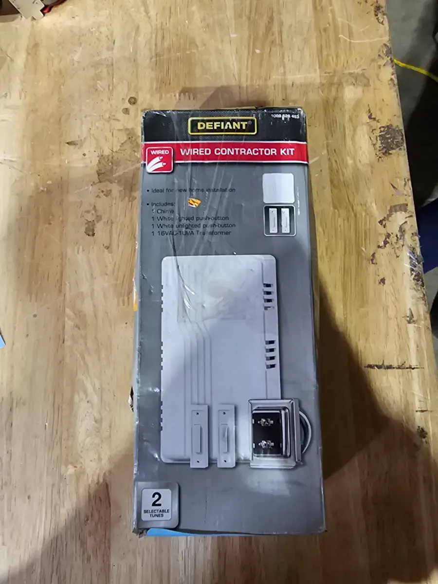 Defiant Wired Doorbell Contractor Kit with 2 Push-Buttons - image 4