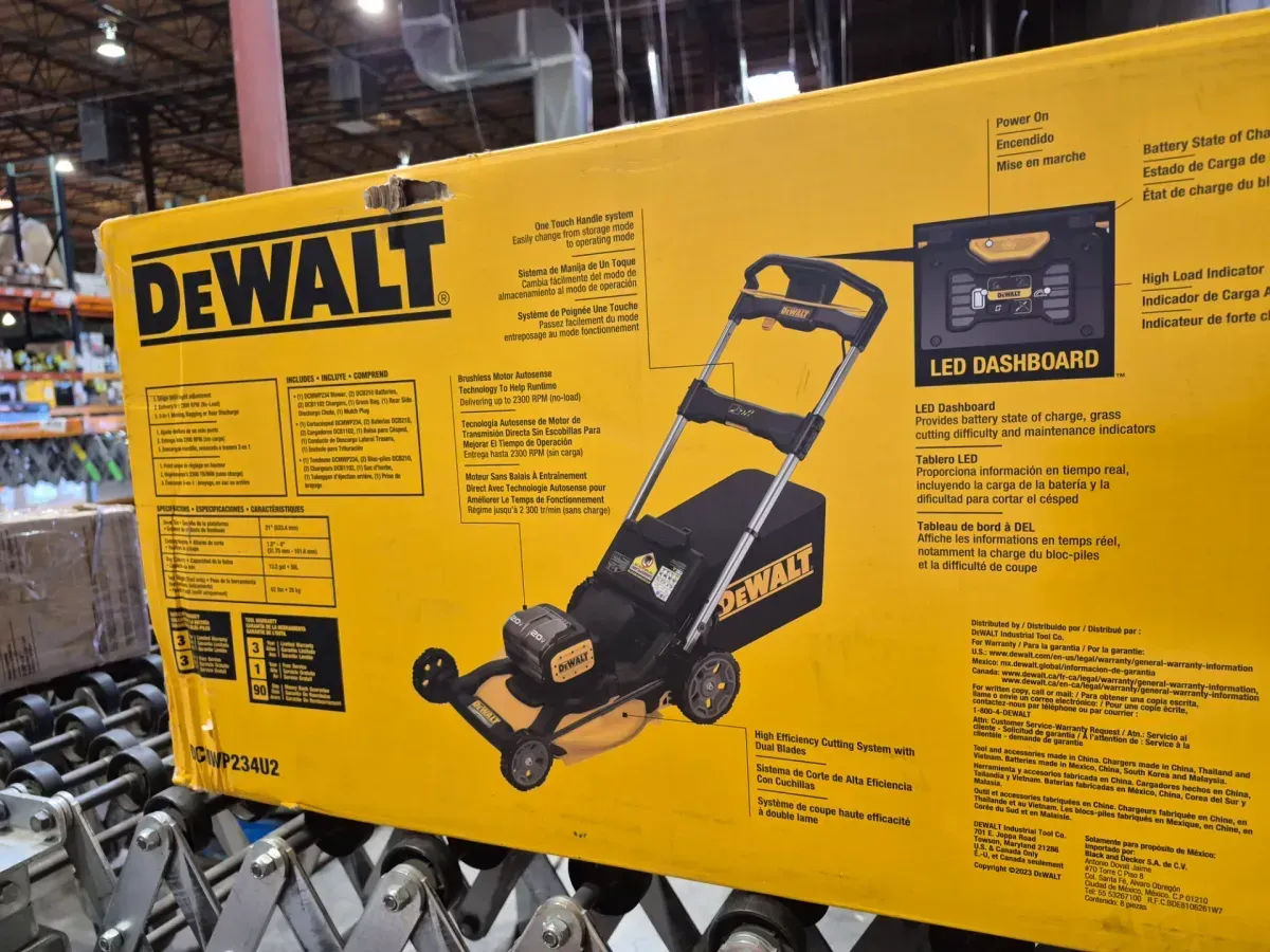 2x20V MAX 21 in. Cordless Battery Powered Push Lawn Mower Kit with (2) 10 Ah Batteries and Chargers - image 2