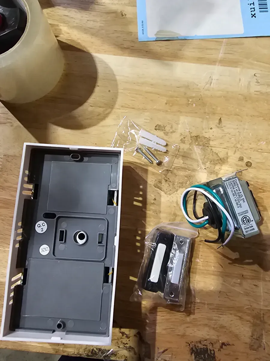 Wired Deluxe Contractor Doorbell Kit with 2 Wired Push Buttons - image 3