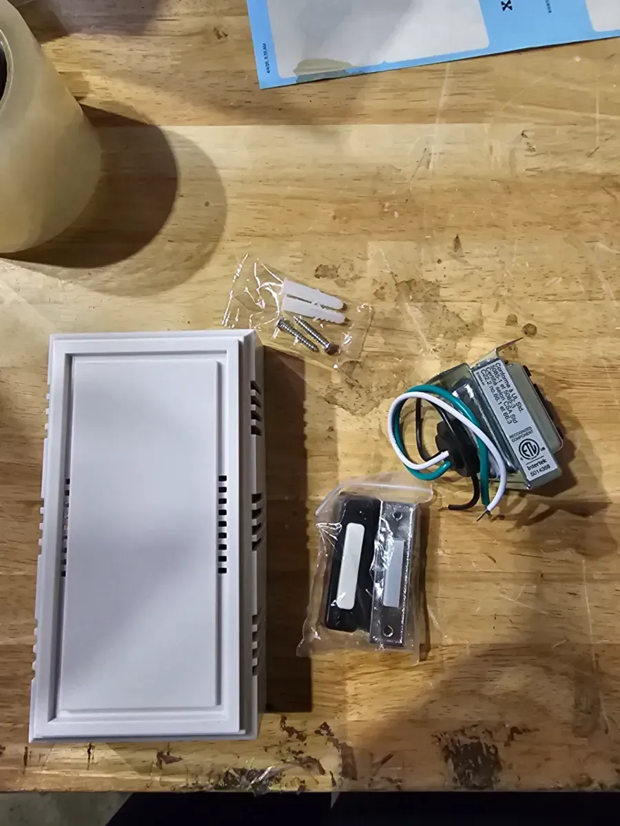 Wired Deluxe Contractor Doorbell Kit with 2 Wired Push Buttons - image 4