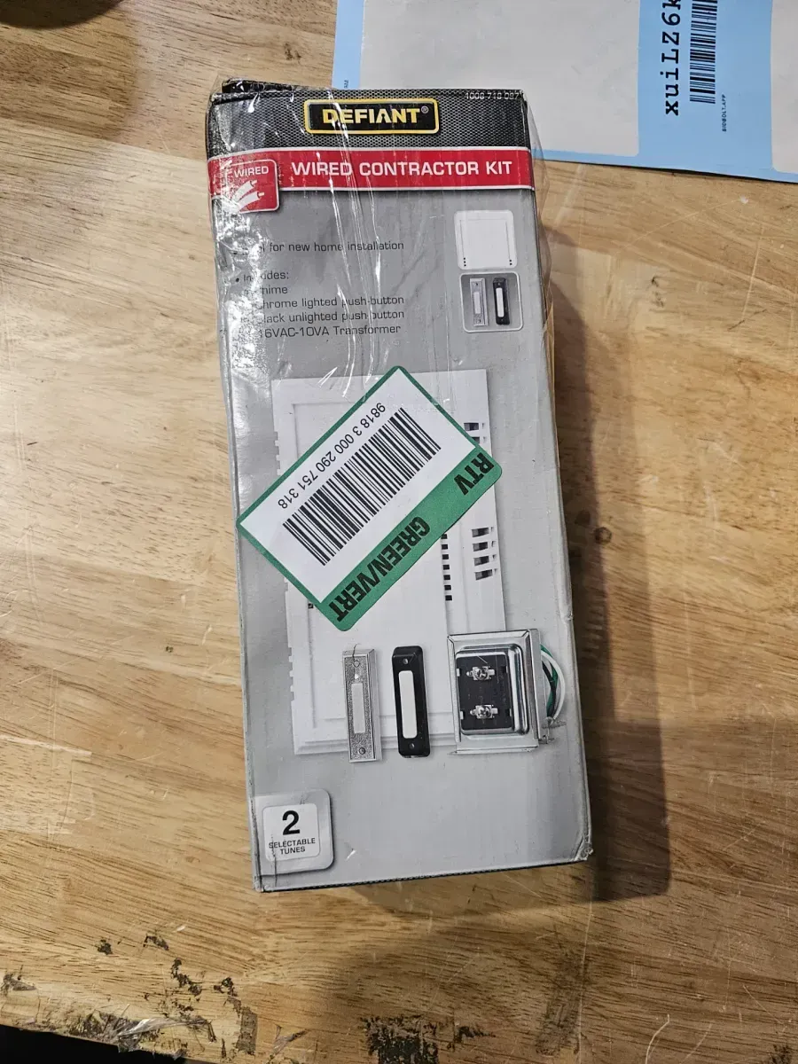 Wired Deluxe Contractor Doorbell Kit with 2 Wired Push Buttons - image 5