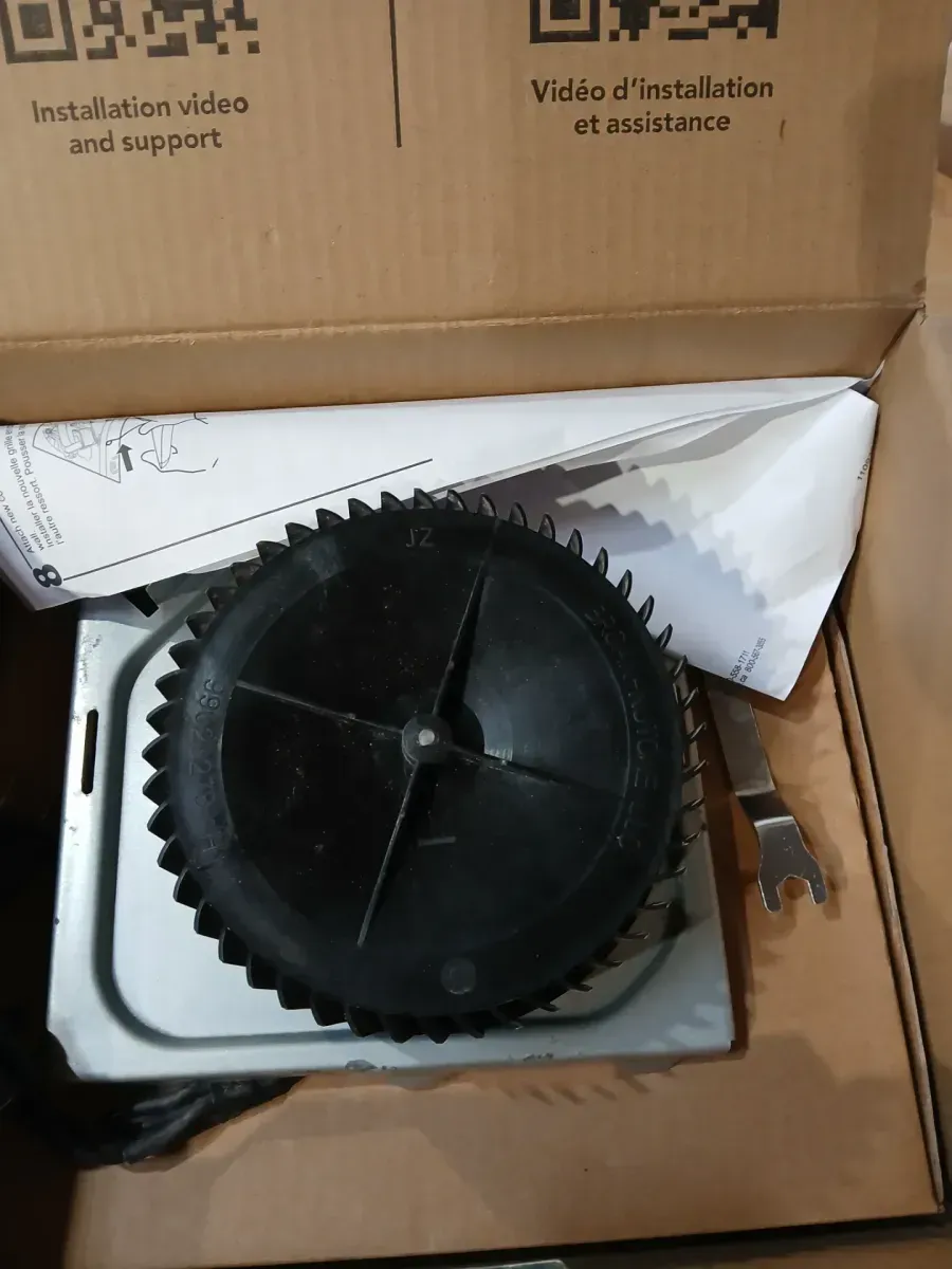 Broan-NuTone QuicKit 60 CFM 3.0 Sones Bathroom Replacement Motor and Grille/Cover - image 5