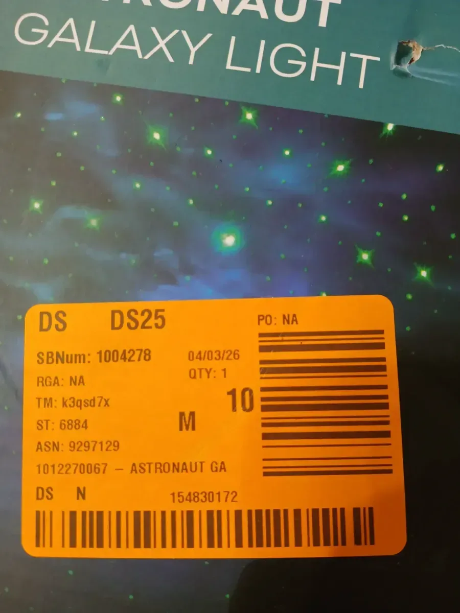 Unbranded 9.25 in. Sound React Multi-Color Integrated T10 1W LED Astronaut Galaxy Night Light - image 2