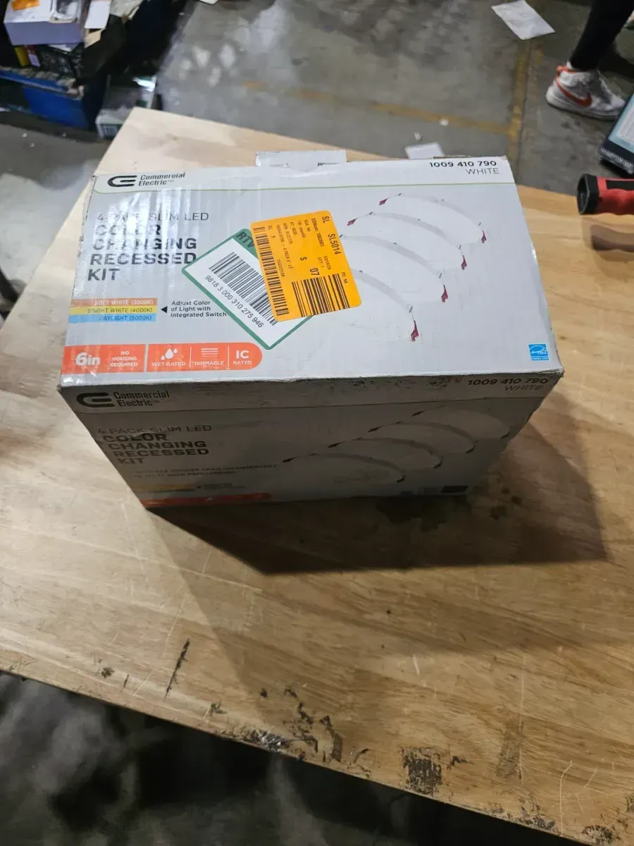 Pro Value Series LED 6 in Round Adj Color Temp Canless Recessed Light for Kitchen Bath Living rooms, Wht 4-Pk - image 5