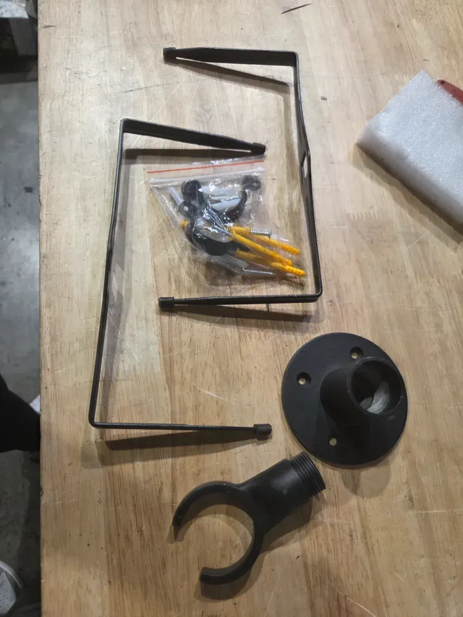 9.8 ft. String Light Pole in Black (1-Pack) - image 4