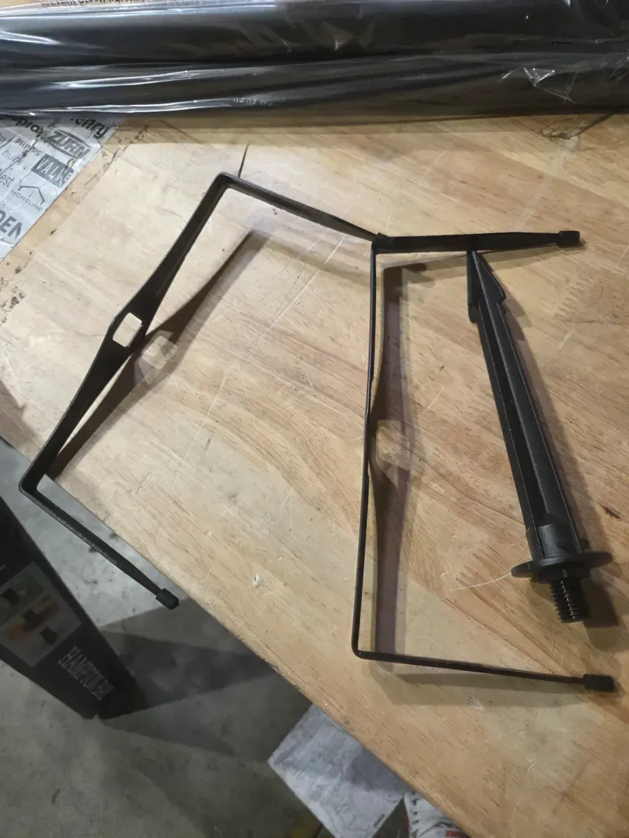 9.8 ft. String Light Pole in Black (1-Pack) - image 3