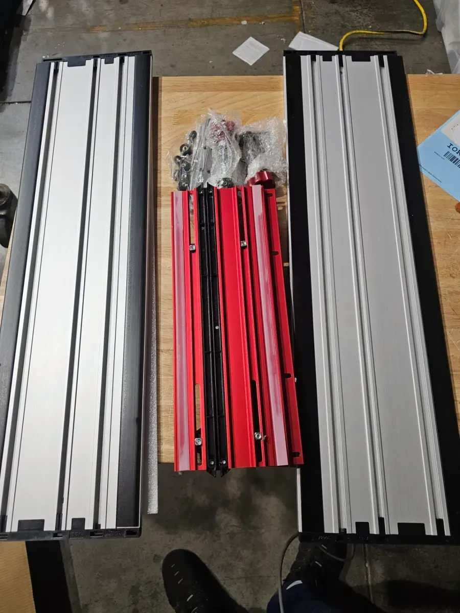 Track Saw Guide - Universal Compatibility for Circular Saws. Expandable 50 in. Cutting Range. All Aluminum Construction. - image 4