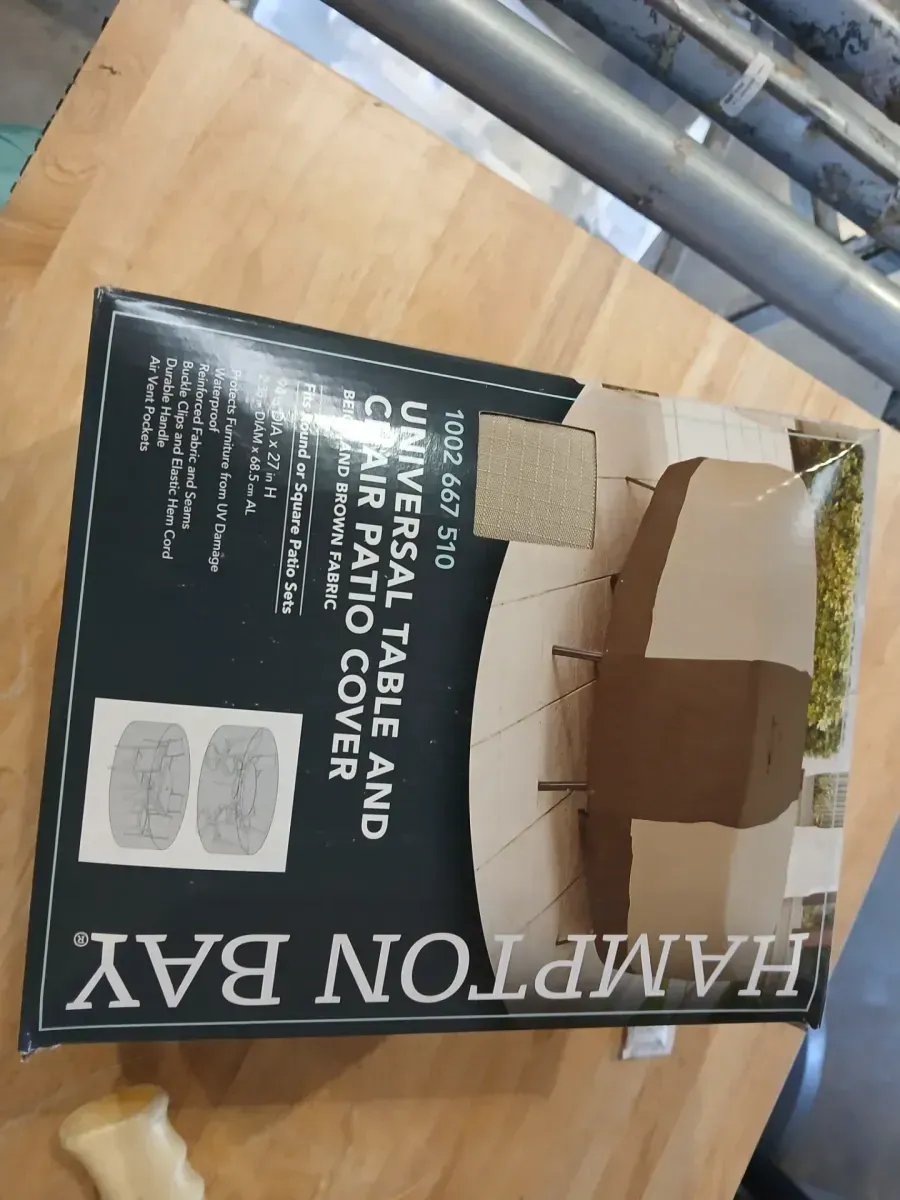 Hampton Bay Universal Table and Chair Patio Cover - image 1