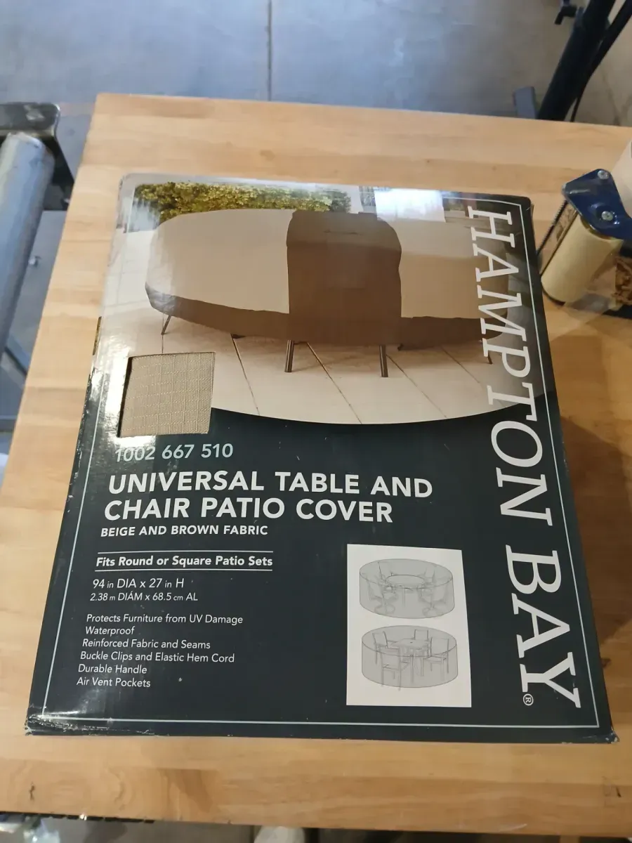 Hampton Bay Universal Table and Chair Patio Cover - image 1